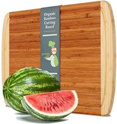 Free Formaldehyde Extra Large Bamboo Cutting Board - Best Wooden Cutting Boards For Kitchen Wood Chopping Board And Carving Board - Replacement Boards For