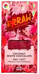 Rrraw Coconut White Chocolate - Red Tart