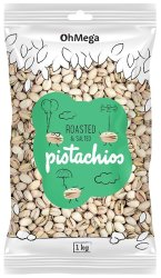 Oh Mega Pistachio Roasted And Salted 1KG