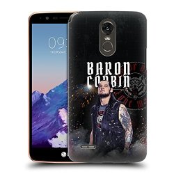 Official Wwe LED Image Baron Corbin Hard Back Case For LG Stylus 3 K10 Pro