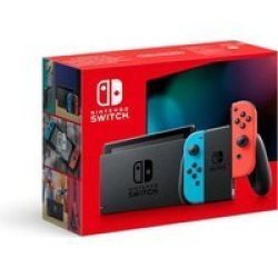 Nintendo Switch Console Neon Red And Neon Blue