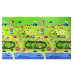 BABY CARE Large Baby Play Mat In Happy Village