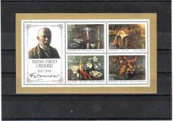 South Africa Frans David Oerder 1867 - 1944 Paintings Miniture Sheet Unmounted Mint