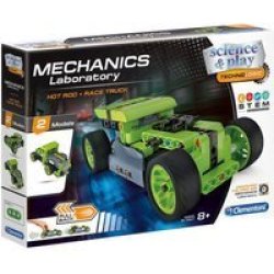 Science & Play Mechanics Laboratory - Hot Rod And Race Truck