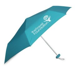 Rainbow Compact Umbrella - Turquoise UMB-7520