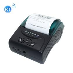 Silulo Online Store POS-5807 58MM Portable USB Port Thermal Bluetooth Ticket Printer Max Supported Thermal Paper Size: 57X50MM