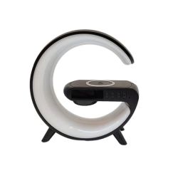 G-shaped LED Light Bluetooth Speaker With Mobile Phone Wireless Charger