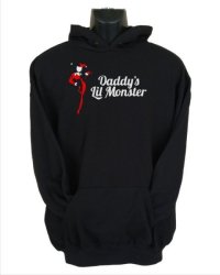 Daddy's Little Monster Women's Hoodie - Black XL