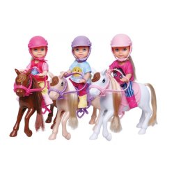 Kids Doll And Pony Set