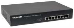 Intellinet 8-port Fast Ethernet Poe+ Switch - 4 X Poe Ieee 802.3at af Power-over-ethernet Poe+ p...