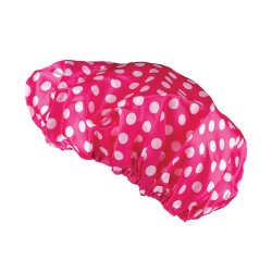 Bathmate Shower Cap Pink With White Dots 28CM