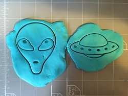 CookieCutz Alien And Ufo Cookie Cutters