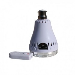 3.5W Rechargeable 5 Hour Bayonet LED Light Bulb With Battery & Remote Control