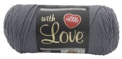 Red Heart With Love Yarn Pewter