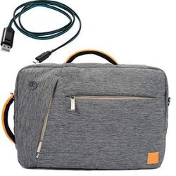 Wonderful Gift Shop Gray Vangoddy Premium Fashion Briefcase Messenger Backpack Shoulder Bag For Lenovo Thinkpad T460 14" P50S T560 L560 15.6" + Micro USB Cable