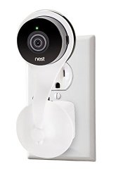 Nest Cam Ac Outlet Mount Wall Mount With 360 Degree Swivel For Nest Cam And Dropcam Pro By Wasserstein White
