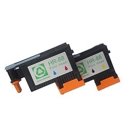 Tyjtyrjty Compatible Printhead For Hp 88 C9381A Black And Yellow C9382A Magenta And Cyan Compatible For Hp Officejet Pro Printers