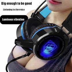 Headset For PS4 Gaming Hi-fi Over-the-ear Stereo Headphones Earphone W mic For Sony Playstation 4 PS4 Game Luminous