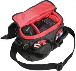 Promate Xplore-s Contemporary Dslr Camera Bag With Adjustable Storage Water Resistant Cover