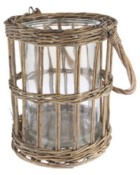 FoReVeR DEcOr Willow Lantern With Glass Insert