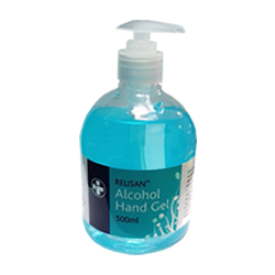 500ML Blue Gel Hand And Surface Alcohol