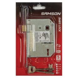 Samson Lock Body 4 Lever Sabs - Chrome Plated - Mica Online