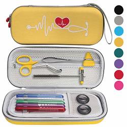 Hijiao Hard Case For 3M Littmann Classic And Accessories Yellow