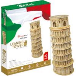 Cubic Fun 3D Puzzle - Leaning Tower Of Pisa Italy - 30 Pieces