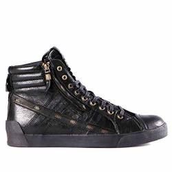 Diesel S-diamzip In Fashion Sneakers - Black - Mens - 8.5 ...