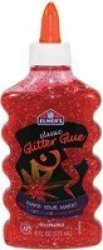 Elmer& 39 S Glitter Glue 177ML Red