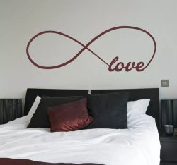 Infinity Symbol Of Love Wall Sticker
