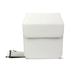 Uniuni Pu Leather Protective Case Protector For Fujifilm Instax Share SP-3 Smartphone Printer - White