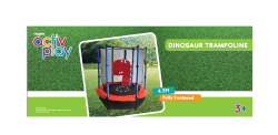 4.5FT Dinosaur Trampoline