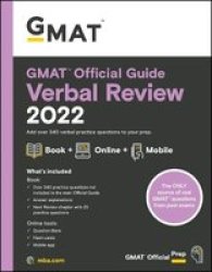 Gmat Official Guide Verbal Review 2022 - Book + Online Question Bank Paperback
