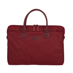 Lipault Lady Plume 15-inch Business Laptop Bag Ruby