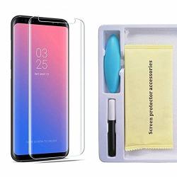 Heavfyj Full Uv Glue Tempered Glass Screen Protector For Samsung S8 S9 Plus Note 8 9 For Samsung Galaxy S8 Plus
