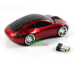 2.4ghz Mini Car Shape Wireless Optical Mouse For Laptop & Computer