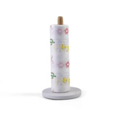 Bambo O And Marble Standing Kitchen Paper Towel Holder