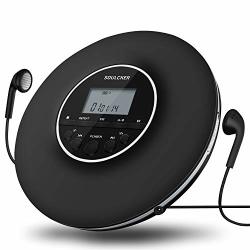 Portable Cd Player Personal Compact Disc Cd Player With Headphones Anti-skip shockproof Protection Small Music Walkman MP3 Players With Lcd Display For Adults Students Kids