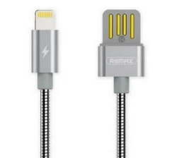 Remax 1M Am To Microb-m USB Cable Silver RC-080M