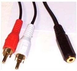 OEM RCA to Female Stereo 1.8m Cable