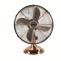 Eurolux - Desk Fan 3-SPEED - Antique Copper