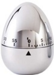 Century Clocks Chrome Egg Kitchen-timer