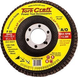 Tork Craft Flap Sanding Disc 115MM 80 Grit