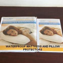 Simon Baker Terry Toweling Waterproof Mattress Xl xd & Pillow Protectors Sold Separately - Double Bed