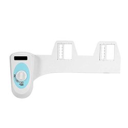 Salmue Mechanical Bidet The Leader In Washlets Easy To Install Self Cleaning White Non Electric Adjustable Dual Nozzle