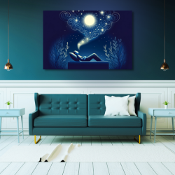 Canvas Wall Art Decor - Moonlit Dreams Artwork