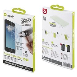 Muvit MUSCP0596 0.33 Mm Tempered Glass Screen Protector For Apple Iphone 5 5S