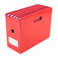 Portable Bantex Suspension File Box & 5 Files A4 B3465