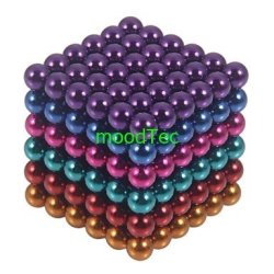 5mm 216 Circular Neodymium Magnetic Balls In Metal Tin In Stock